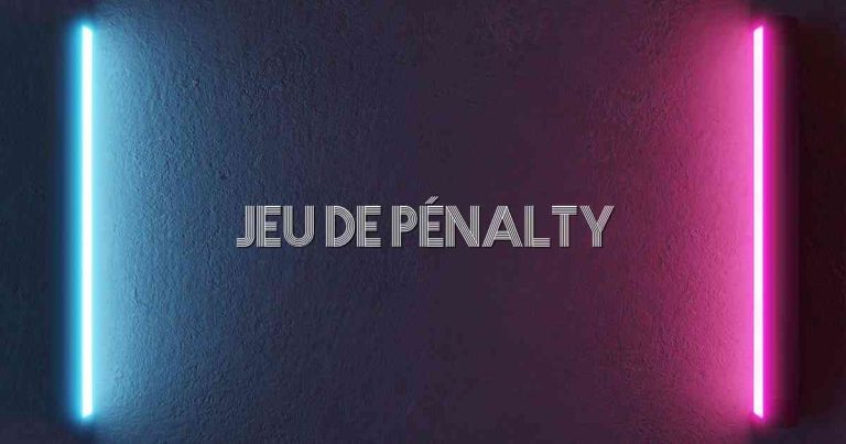 Jeu De Pénalty